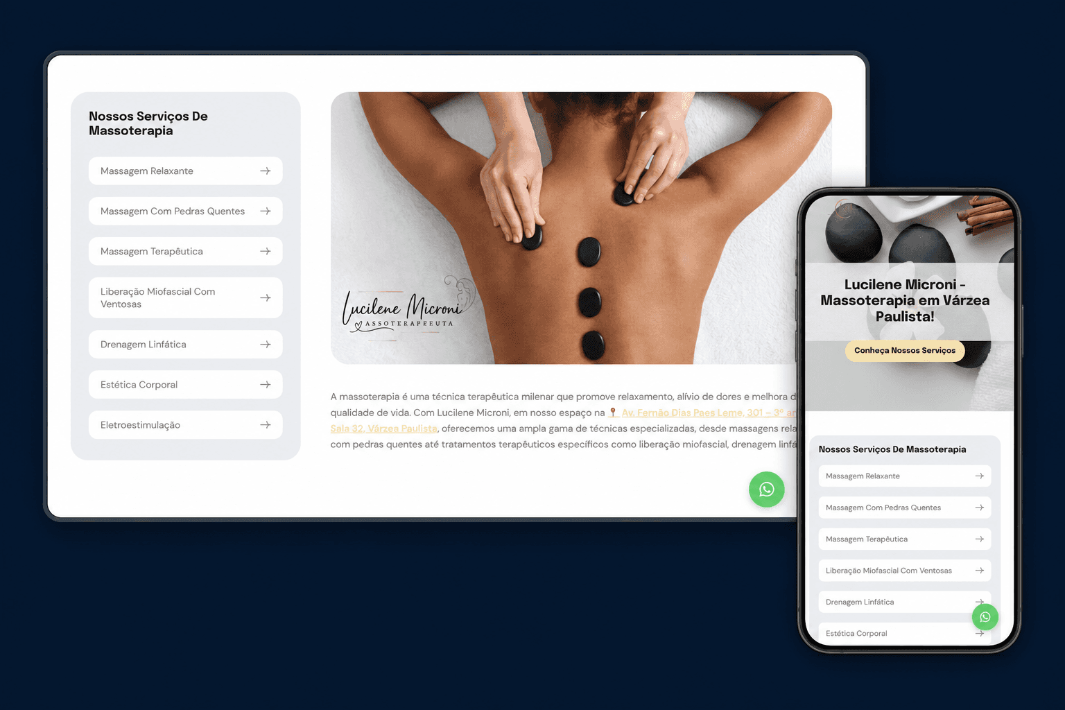 Projeto de Lucilene Massoterapia
